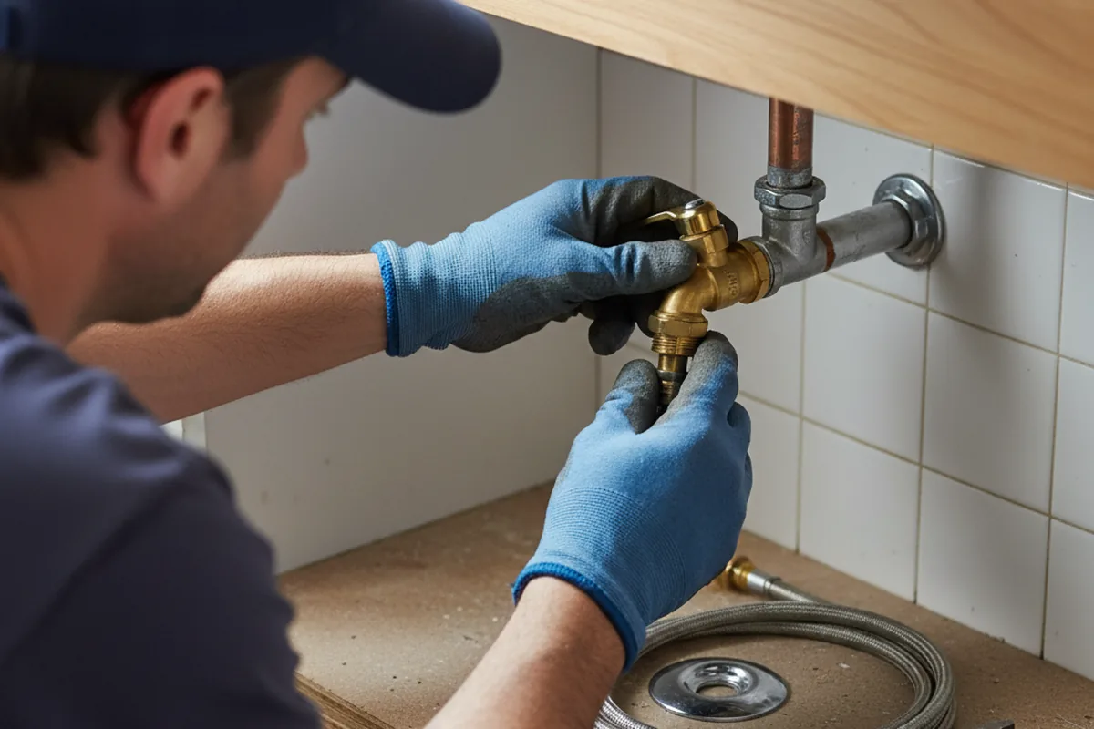 Shutoff valve and fitting work during Repiping in Manly